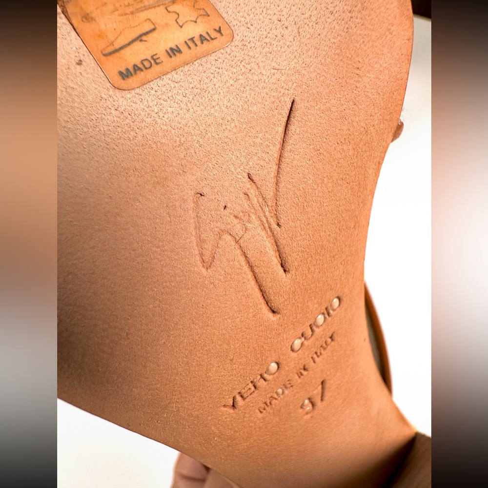 Giuseppe Zanotti Canvas and Leather Heel Sandals - Picture 8 of 14